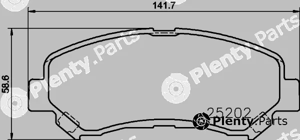 Mintex MDB83172 — Brake Pad Set, disc brake