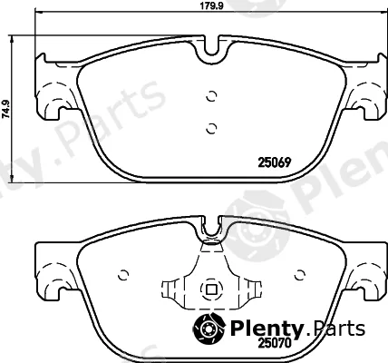 Mintex MDB83071 — Brake Pad Set, disc brake