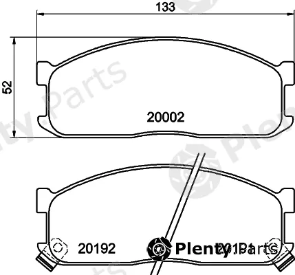 Mintex MDB1439 — Brake Pad Set, disc brake