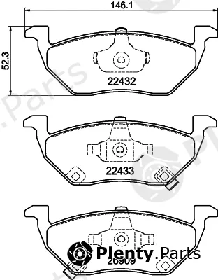 Mintex MDB84265 — Brake Pad Set, disc brake