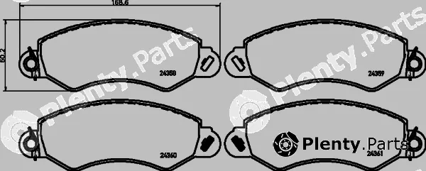 Mintex MDB2817 — Brake Pad Set, disc brake