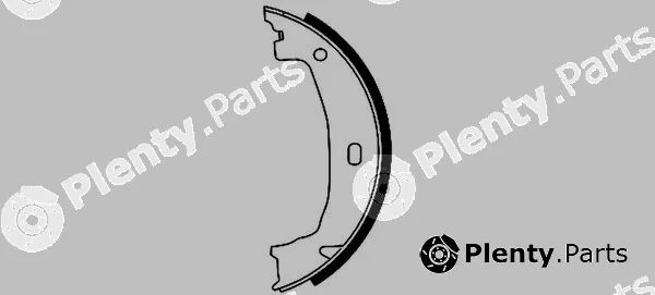 Mintex MFR499 — Brake Shoe Set, parking brake