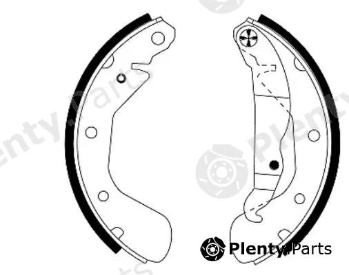 Mintex MFR332 — Brake Shoe Set