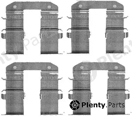 Mintex MBA1734 — Accessory Kit, disc brake pad