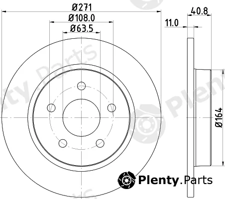 Mintex MDC82358C — Brake Disc