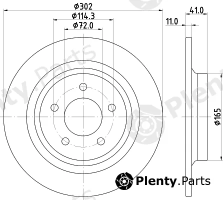 Mintex MDC2202 — Brake Disc