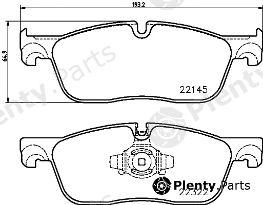 Mintex MDB83837 — Brake Pad Set, disc brake
