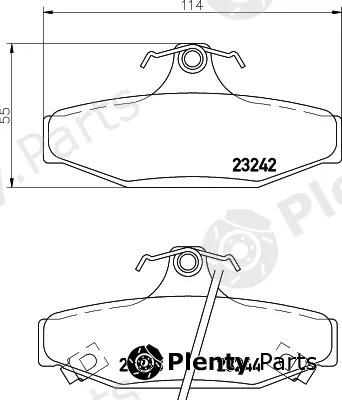Mintex MDB1957 — Brake Pad Set, disc brake