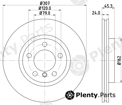 Mintex MDC2779C — Brake Disc