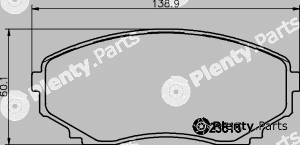 Mintex MDB1830 — Brake Pad Set, disc brake