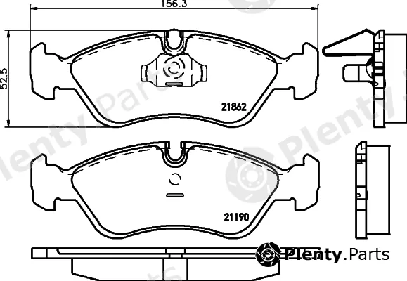 Mintex MDB1889 — Brake Pad Set, disc brake