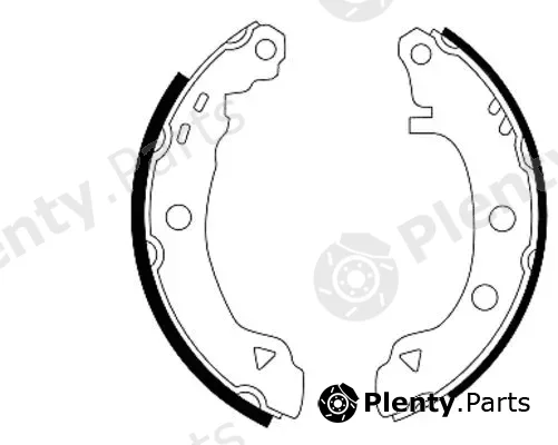 Mintex MFR279 — Brake Shoe Set