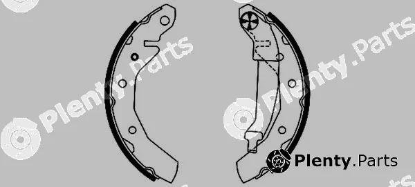 Mintex MSK266 — Brake Shoe Set Shoe Kit