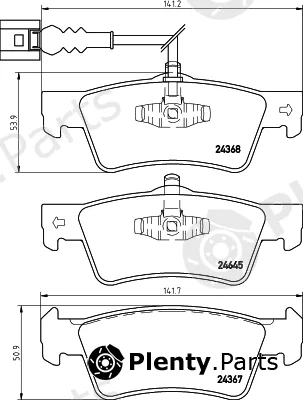 Mintex MDB2958 — Brake Pad Set, disc brake