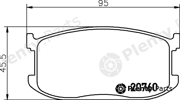 Mintex MDB1188 — Brake Pad Set, disc brake