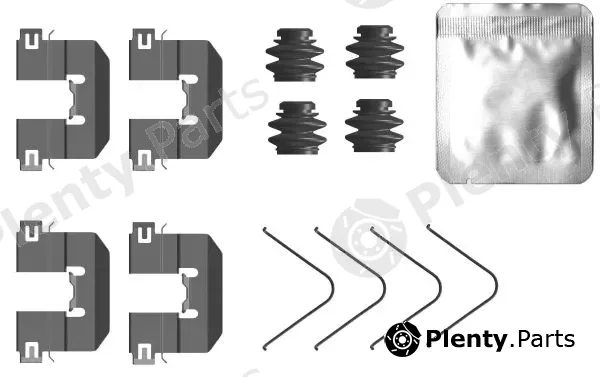 Mintex MBA0104 — Accessory Kit, disc brake pad