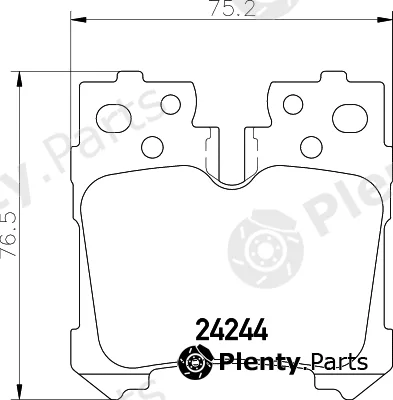 Mintex MDB2760 — Brake Pad Set, disc brake