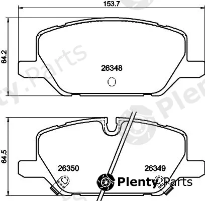 Mintex MDB84301 — Brake Pad Set, disc brake