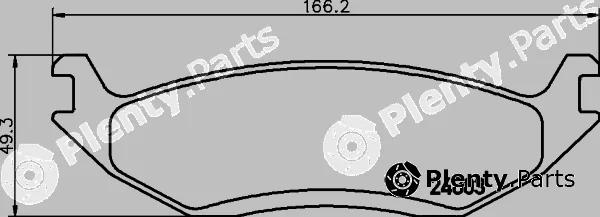 Mintex MDB2386 — Brake Pad Set, disc brake