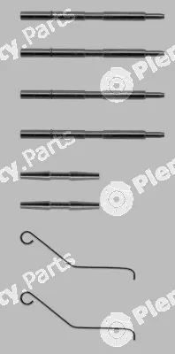 Mintex MBA1044 — Accessory Kit, disc brake pad