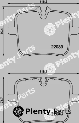 Mintex MDB4052 — Brake Pad Set, disc brake