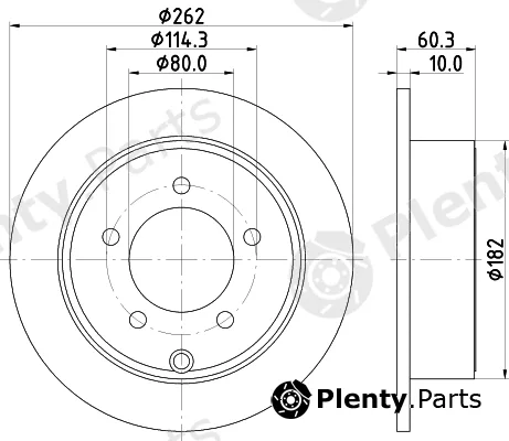 Mintex MDC2298 — Brake Disc
