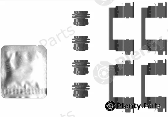 Mintex MBA0096 — Accessory Kit, disc brake pad