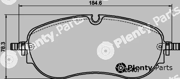 Mintex MDB3478 — Brake Pad Set, disc brake