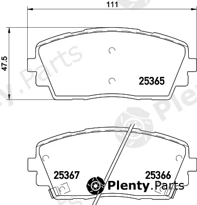 Mintex MDB3297 — Brake Pad Set, disc brake