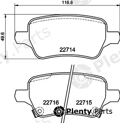 Mintex MDB84235 — Brake Pad Set, disc brake