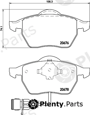 Mintex MDB1531 — Brake Pad Set, disc brake