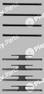 Mintex MBA1012 — Accessory Kit, disc brake pad