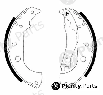 Mintex MFR267 — Brake Shoe Set