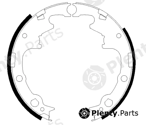 Mintex MFR424 — Brake Shoe Set