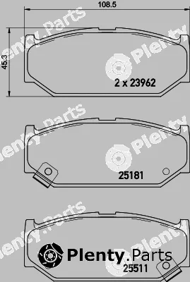 Mintex MDB83397 — Brake Pad Set, disc brake