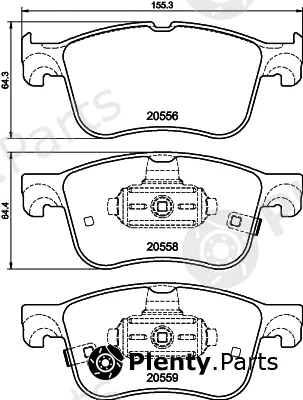 Mintex MDB84170 — Brake Pad Set, disc brake