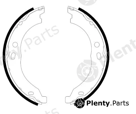 Mintex MFR578 — Brake Shoe Set, parking brake