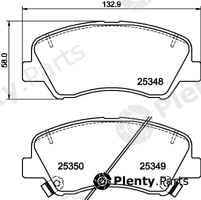 Mintex MDB3276 — Brake Pad Set, disc brake
