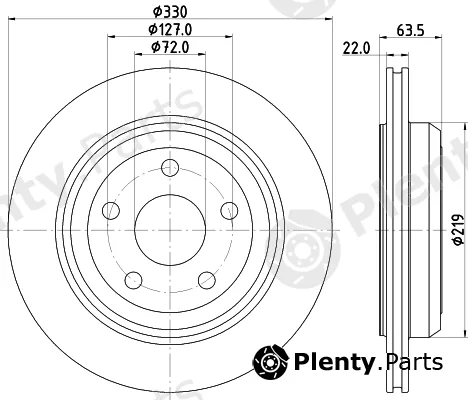 Mintex MDC2667 — Brake Disc