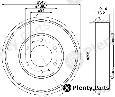 Mintex MBD333 — Brake Drum