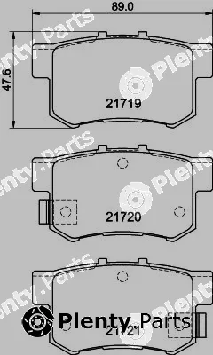 Mintex MDB81564 — Brake Pad Set, disc brake