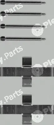 Mintex MBA1004 — Accessory Kit, disc brake pad