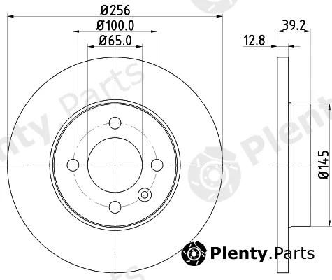 Mintex MDC80731C — Brake Disc