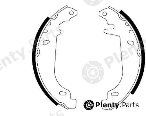 Mintex MFR377 — Brake Shoe Set