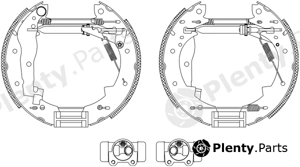 Mintex MSP071 — Brake Shoe Set Shoe Kit Pro