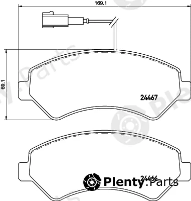 Mintex MDB3298 — Brake Pad Set, disc brake