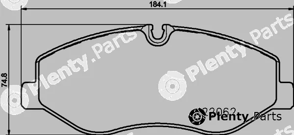 Mintex MDB83738 — Brake Pad Set, disc brake