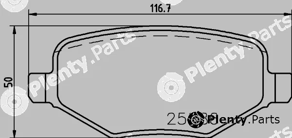 Mintex MDB3841 — Brake Pad Set, disc brake