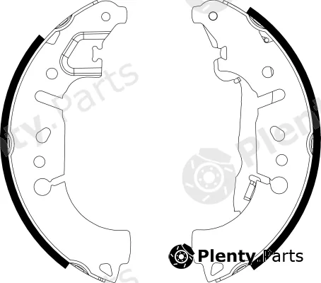 Mintex MFR731 — Brake Shoe Set