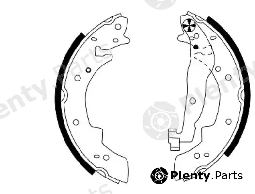 Mintex MFR177 — Brake Shoe Set